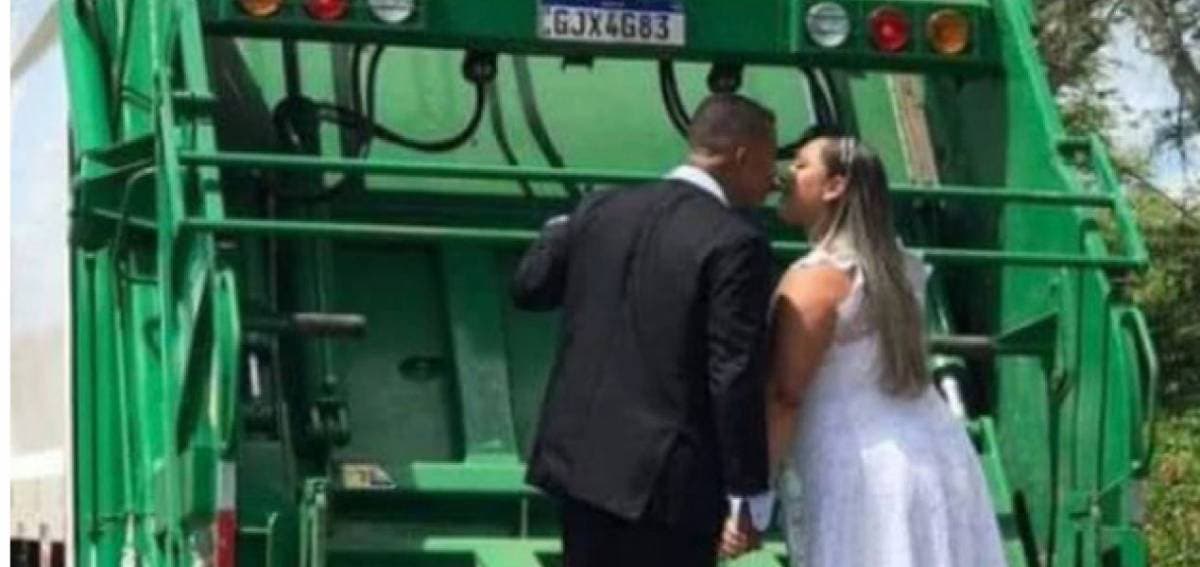 Boda Brasil - camión de basura