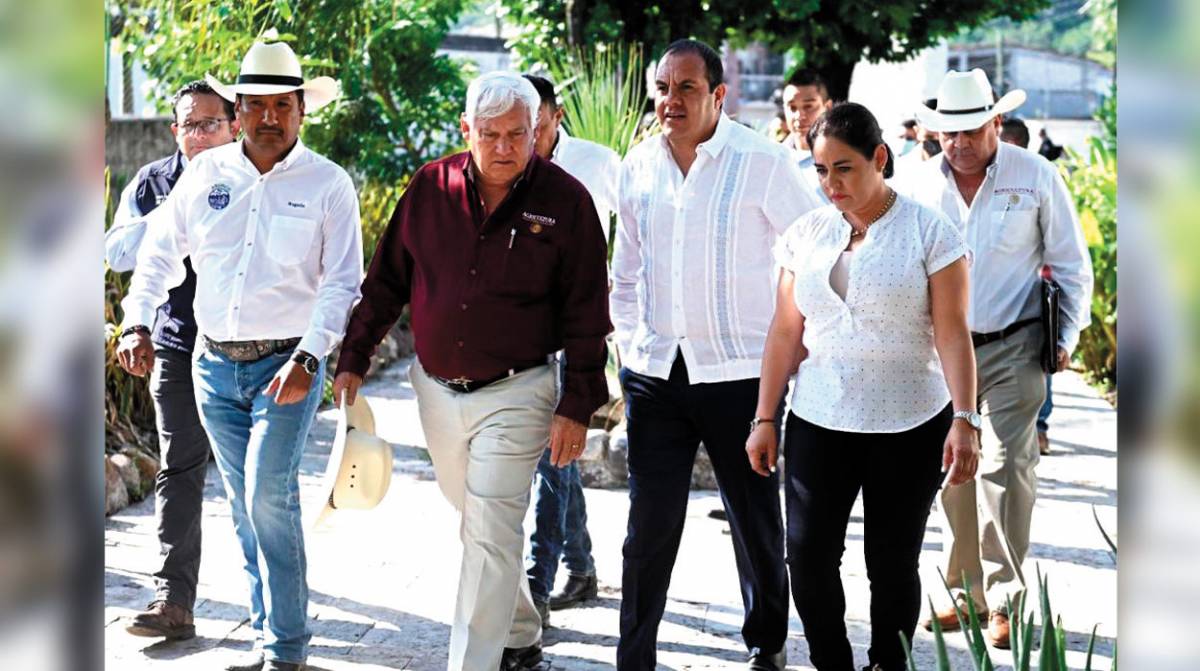 Bienvenida. El Gobernador estuvo acompañado del Secretario de Agricultura federal.