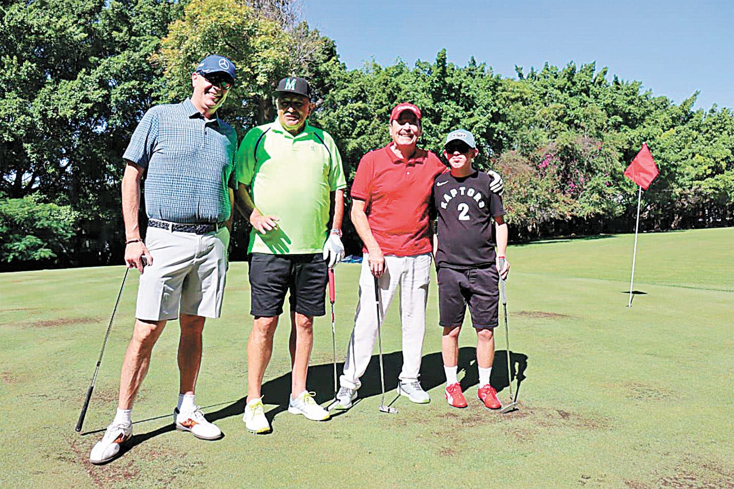 Ricardo Moreno, José Pablo Sánchez, Javier Manuel y Patricio Moreno.