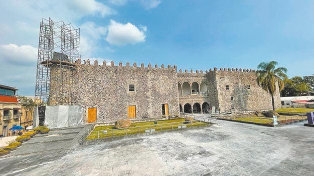 Foto antigua - Palacio de Cortés - Cuernavaca Morelos