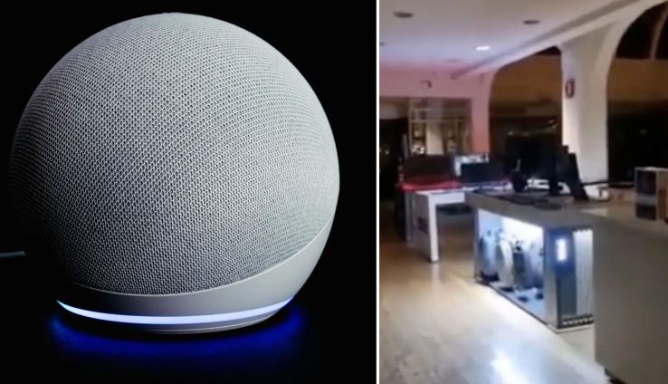 VIDEO: Dispositivos “Alexa” comienzan a rezar en la madrugada en tienda departamental