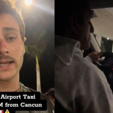 Taxista quiso cobrar mil dólares por viaje a un turista canadiense en Cancún