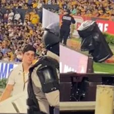 VIDEO: Chica graba a Joven que le gustó en partido de Tigres, lo sube a TikTok y la novia le responde