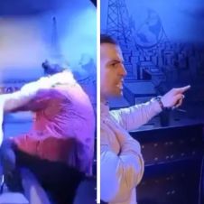 VIDEO: Golpean a comediante por comentarios sexuales sobre bebé de tres meses