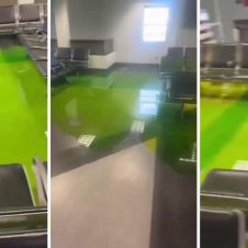 Filtración de un liquido verde sorprende a pasajeros en el Aeropuerto de Miami 
