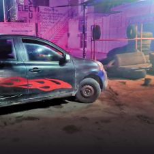 Balean a sujeto afuera de una talachera a orillas de la México-Oaxaca