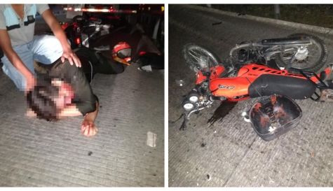 Fallece motociclista que se impactó contra un tráiler en el Paso Express Cuernavaca.jpg