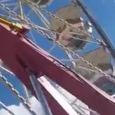 VIDEO: Mujer muere al caer desde la rueda de la fortuna en la Feria Nacional Potosina