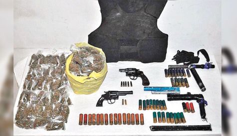 Detienen a 6 sujetos con armas y drogas en Xochitepec