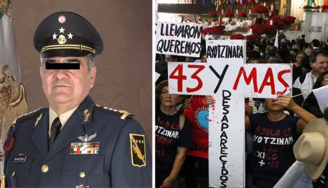 Cae general José Rodríguez por ordenar matar a 6 de los 43 normalistas