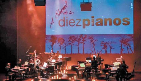 EL Show de los Diez Pianos ofreció un "Canto a México"