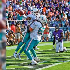 Va Miami por su tercera victoria en la NFL