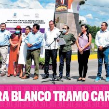 Inaugura Gobernador Cuauhtémoc Blanco tramo carretero en Temoac