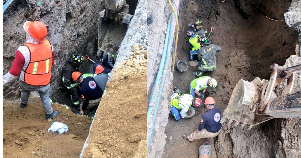 Derrumbe en una obra en CDMX deja un trabajador fallecido