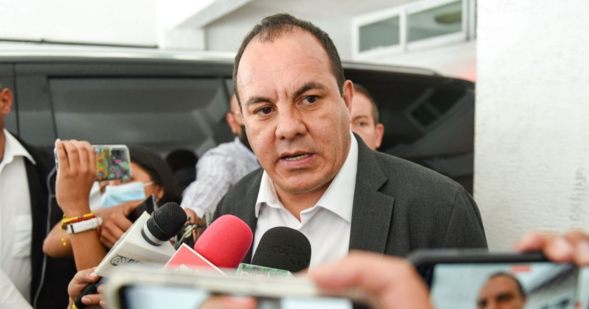 Descarta Gobernador Cuauhtémoc Blanco ir por la Presidencia de la República