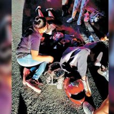Lesionado resultó motociclista atropellado en la carretera a Tepoztlán