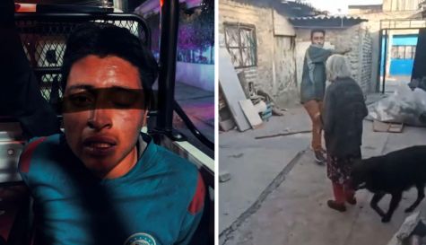 Video: Con un tubo sujeto golpea en la cabeza a una abuelita; ya fue ...