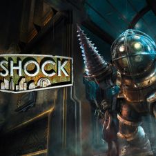 Portada del juego Bioshock. 