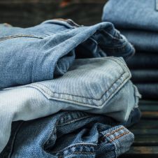 mezclilla, ropa, agrandar, moda, trucos