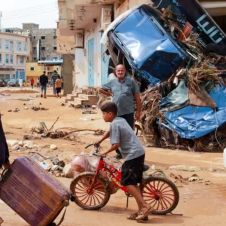 inundaciones en Libia