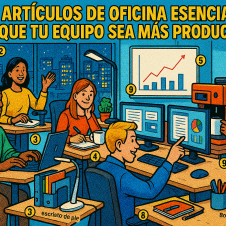 Los 10 artículos de oficina esenciales para que tu equipo sea más productivo