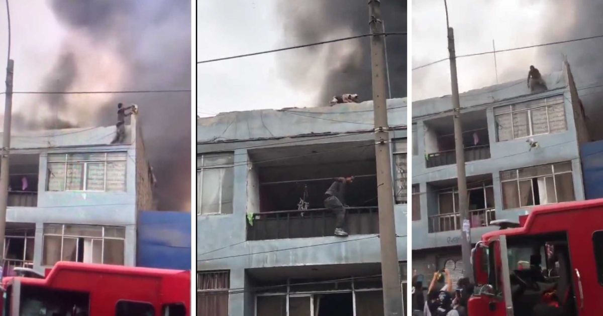 Un hombre arriesga su vida para salvar a 25 lomitos de un incendio