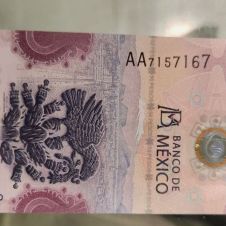 billete de 50 pesos ajolote vale 12 millones