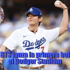 V BTS Dodger Stadium
