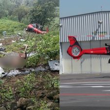 helicoptero caido edomex