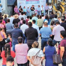 etapa de pavimentación del camino a “Cascalote”