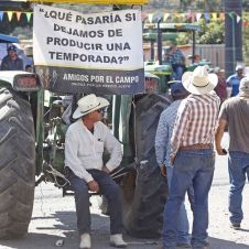 protesta de agricultores