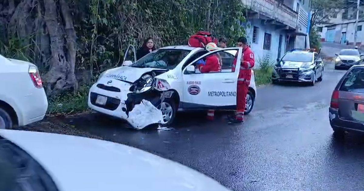 Choque entre taxi y camioneta deja un lesionado en la colonia Lagunilla ...