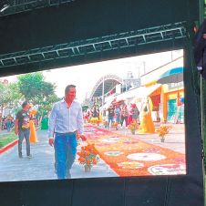 El alcalde de Tlaquiltenango, Enrique Alonso Plascencia