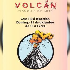 Volcán Tianguis de Arte en el municipio de Tepoztlán