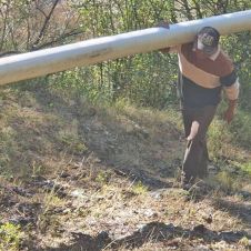 la línea de conducción de agua potable del municipio fue vandalizada