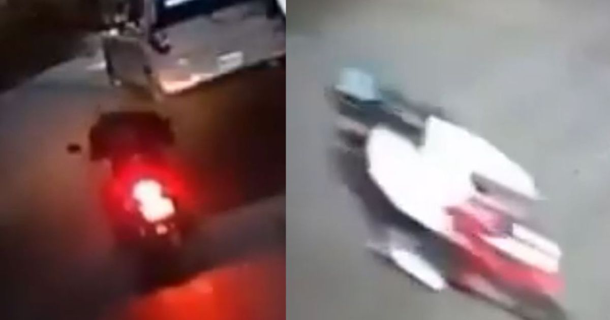 VIDEO: Motociclistas asaltan a un joven en Cuernavaca