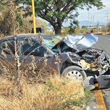  fuerte accidente sobre la carretera Cuernavaca-Cuautla