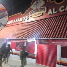 Sujetos encapuchados le prendieron fuego a la fachada de un negocio 