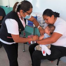 vacunación contra el sarampión