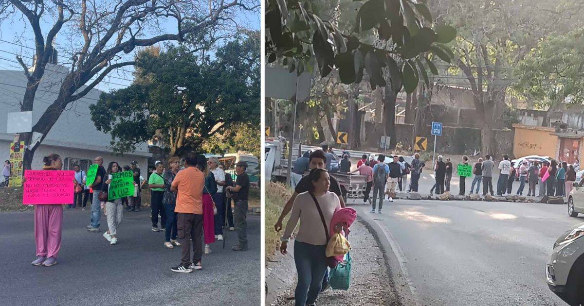 Cierran carretera México–Cuernavaca en Huitzilac por falta de luz en La ...