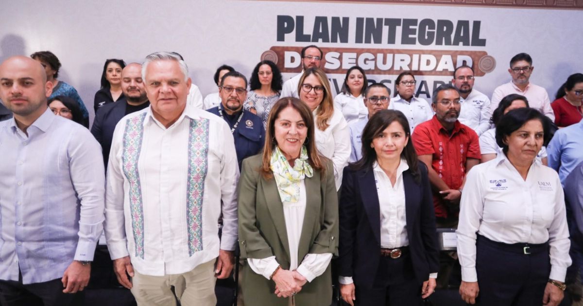 Firman Gobierno y UAEM convenio para fortalecer seguridad universitaria