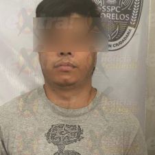 Hombre detenido por amenazar a su abuelita en Cuautla