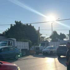 Transportistas han bloqueado la Paloma de la Paz