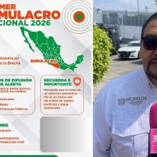 Simulacro 6 de mayo en Morelos