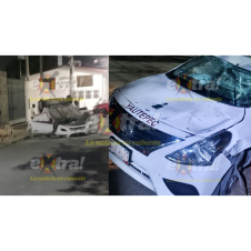 Vuelca taxi en Yautepec