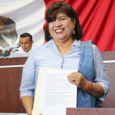 La diputada Guillermina Maya Rendón presentó la iniciativa ante el Congreso local