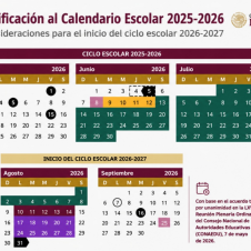 Calendario escolar SEP