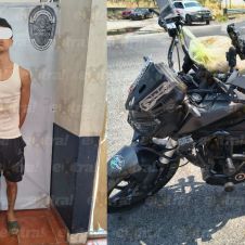 Lo atrapan con motocicleta robada en Yautepec