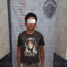Detienen a sujeto por pegarla a su mamá en Zacualpan