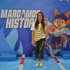 Sofía Salgado Ovchinniko, quien conquistó la medalla de bronce en la Olimpiada Nacional Conade 2026.
